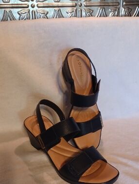 Spring Step Adjustable Strap Low Heel Sandals - Women Size N9